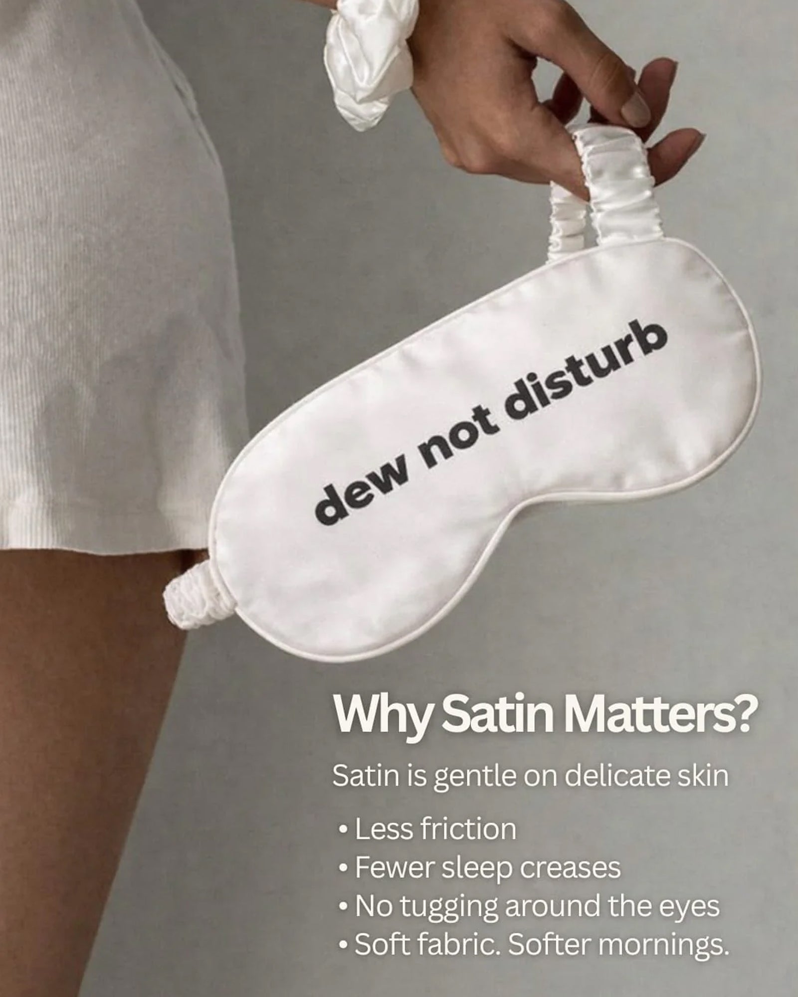 Dew not Disturb-Satin Sleeping Eye Mask